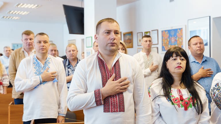 Delegationsreise von Oberbürgermeister Mentrup in die Ukraine (Foto: Pressestelle, Sergo Spirit, Stadt Winnyzja)