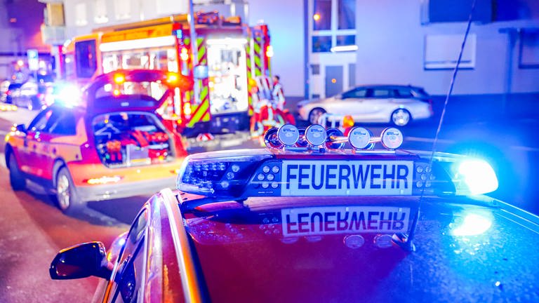 Mehrfamiliienhaus in Bruchsal nach Brand evakuiert (Foto: Fabian Geier)
