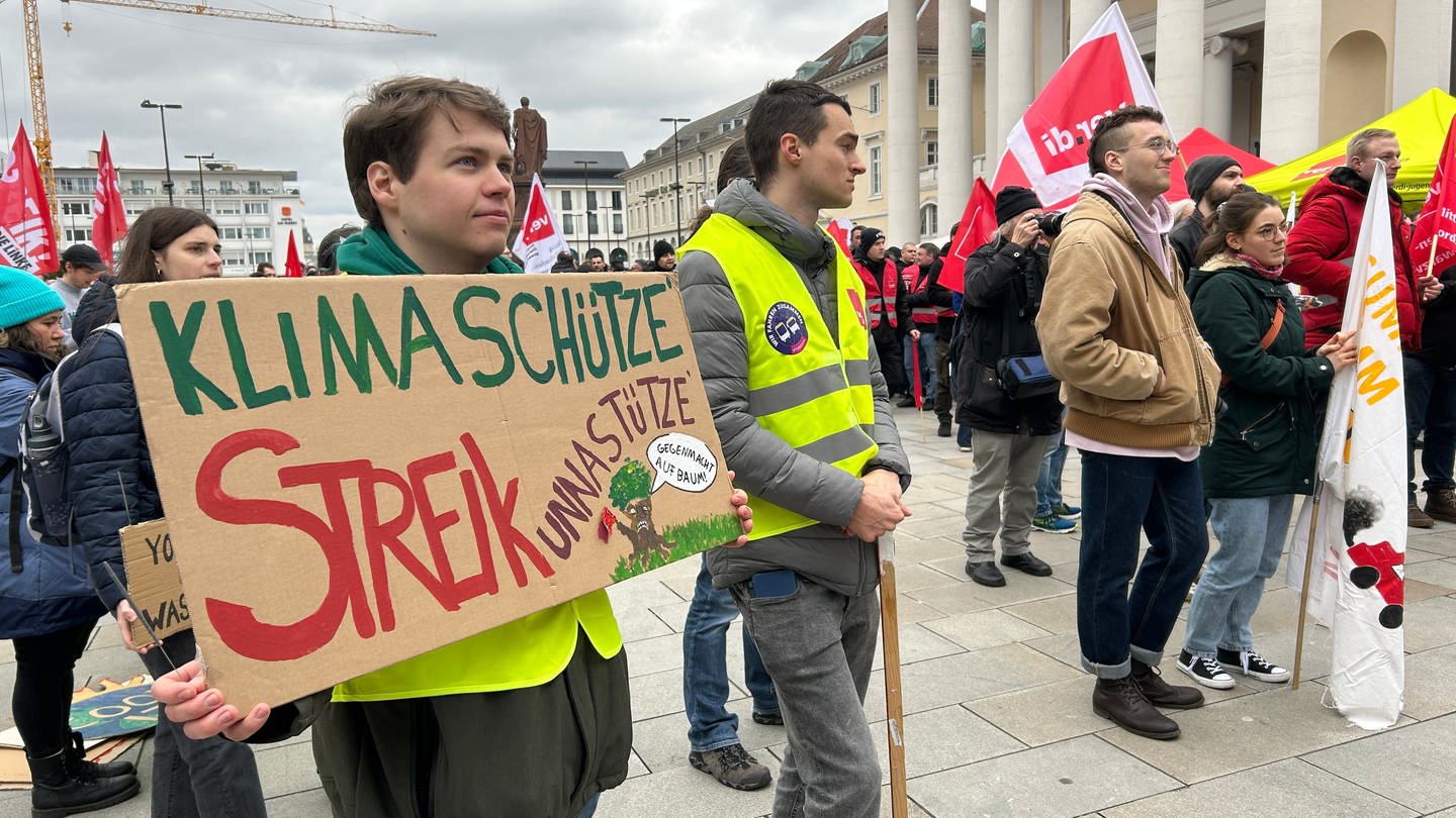 Demonstration in Karlsruhe (Foto: SWR, Wolfgang Hoerter)