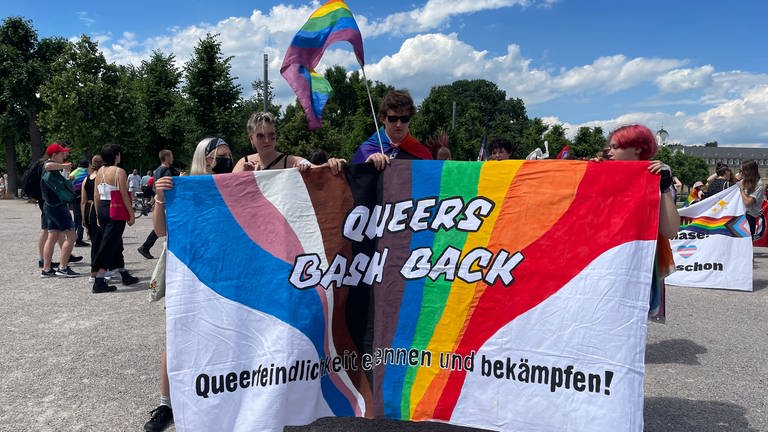 Demonstration gegen "Queer"-Feindlichkeit