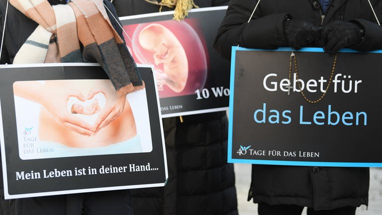 Streit um Proteste von Abtreibungsgegnern (Foto: picture-alliance / Reportdienste, Picture Alliance)