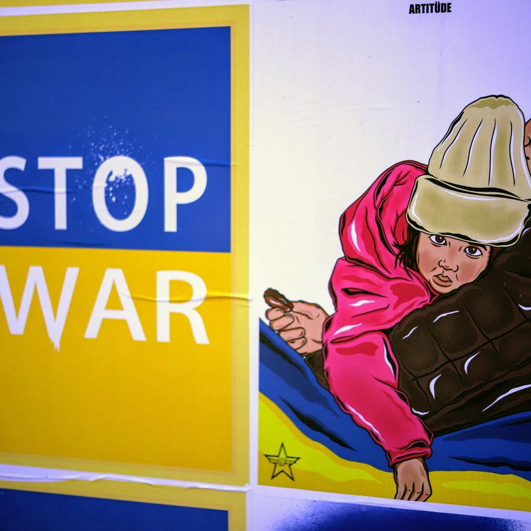 Mit Kunst gegen den Krieg in der Ukraine. (Foto: IMAGO, IMAGO / aal.photo)