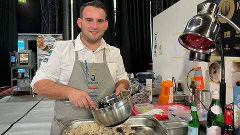 Mario Aliberti beim Live-Kochen in Bonn