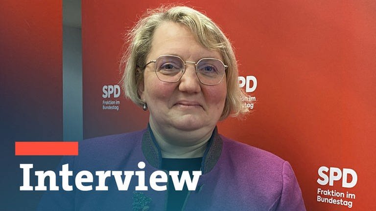 SPD-Bundestagsabgeordnete Katja Mast zieht Bilanz zu einem Jahr Ampel-Koalition (Foto: SWR)