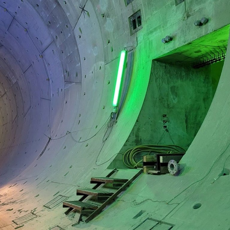 Verbindungen zwischen Tunnelröhren im Rastatter Tunnel (Foto: Pressestelle, DB AG/Michael Smith Ogu)