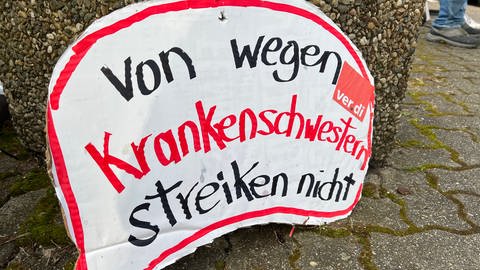 Streik am Klinikum Karlsruhe (Foto: SWR)
