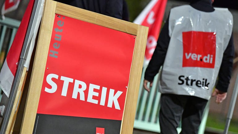 Verdi Streik (Foto: dpa Bildfunk, picture alliance/dpa/dpa-Zentralbild | Martin Schutt)