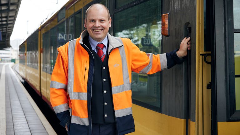 Jochen Dietz, Straßenbahnfahrer der AVG (Foto: Allianz pro Schiene)