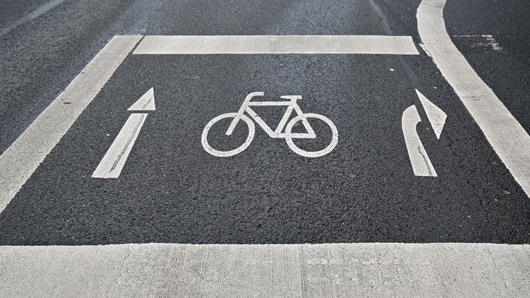 Kreuzung für Radfahrer (Foto: dpa Bildfunk, Picture Alliance)