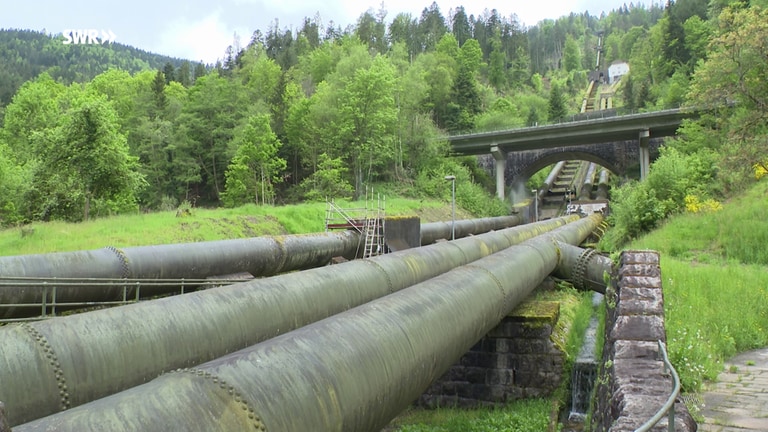 Wasserkraftwerk nahe der Schwarzenbachtalsperre soll zum Pumpspeicherkraftwerk werden (Foto: SWR)