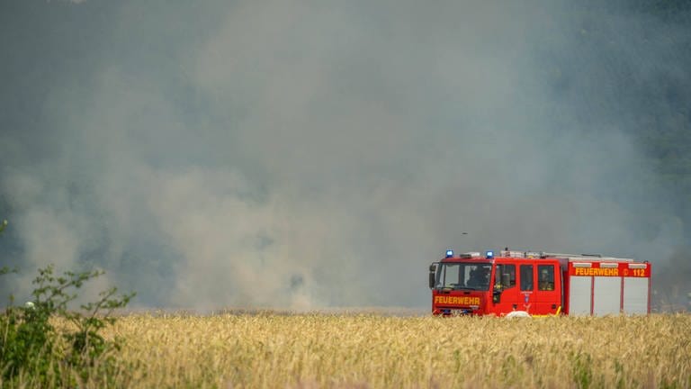 Flächenbrand (Symboldbild) (Foto: Pressestelle, IMAGO / Einsatz-Report24)