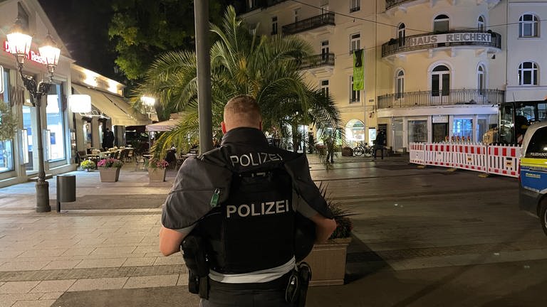 Polizeieinsatz in Baden-Baden (Foto: SWR)