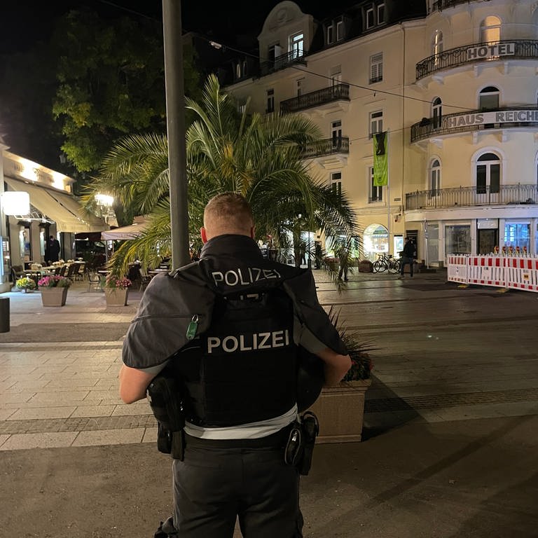 Polizeieinsatz in Baden-Baden (Foto: SWR)