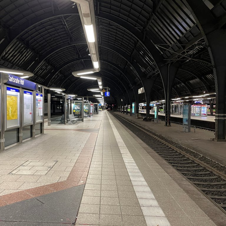 Bahnstreik: Zugausfälle und Verspätungen auch in Karlsruhe (Foto: SWR, Cornelia Stenull)