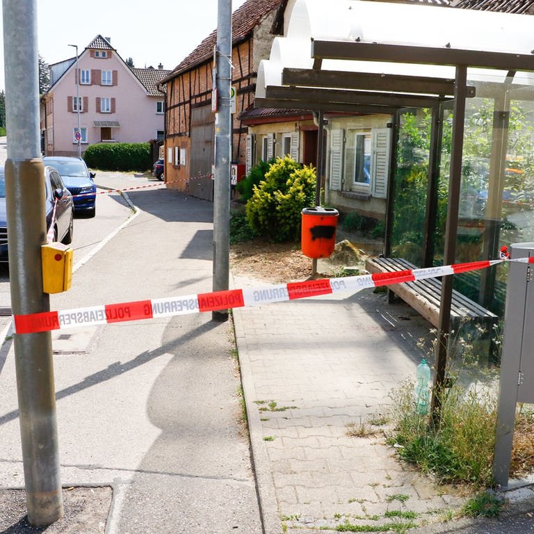 Der Tatort in Mühlacker: Ein Mann soll hier am 17. Juni einer jungen Frau in den Rücken gestochen haben. (Foto: Pressestelle, Waldemar Gress - EinsatzReport 24)