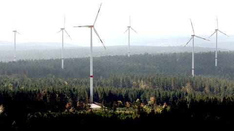 Windpark in Simmersfeld, Kreis Calw (Foto: picture-alliance / Reportdienste, Picture Alliance)