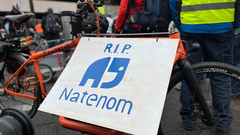 Demo in Pforzheim und Enzkreis nach dem Tod von Radaktivist Natenom für mehr Sicherheit für Radfahrer im Straßenverkehr. (Foto: SWR)