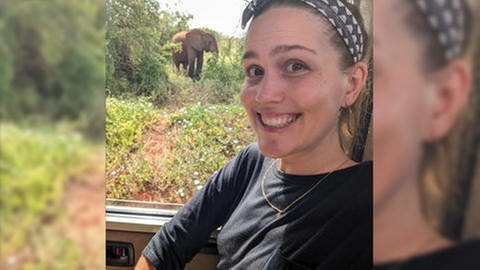 Weltreise im Rollstuhl: Die Safaris in Kenia waren für Nora Welsch definitiv ein Highlight ihrer bisherigen Reise. (Foto: Nora Welsch)