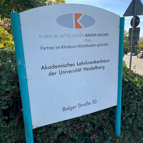 Das Klinikum Mittelbaden in Bade-Baden. (Foto: SWR)