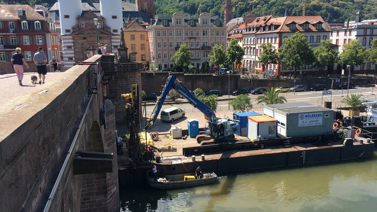 Alte Brücke Heidelberg Sanierung (Foto: SWR)