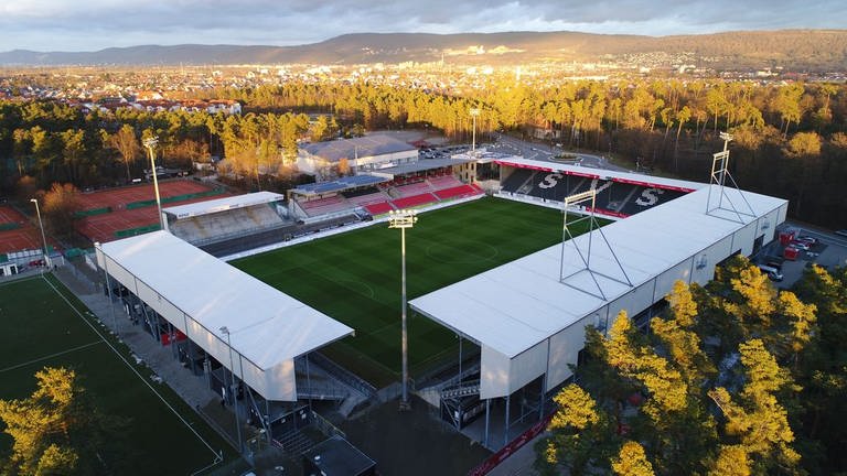 Das BWT-Stadion des SV Sandhausen am Hardtwald.  (Foto: SVS)