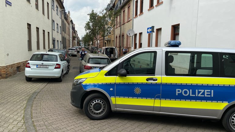 Polizeieinsatz in Mannheim-Waldhof (Foto: SWR)