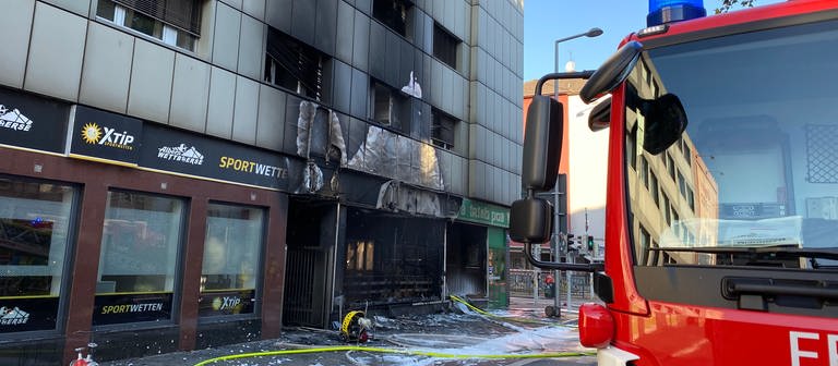 Brand in einem Irish Pub in der Nähe des Mannheimer Hauptbahnhofs (Foto: SWR)