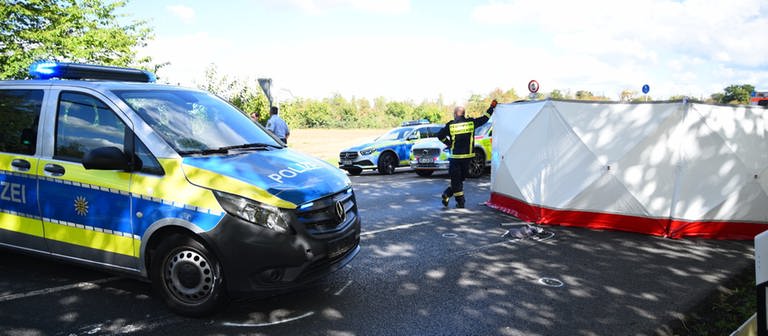 Unfall auf der Ketscher Landstraße in Schwetzingen (Foto: PR-Video )