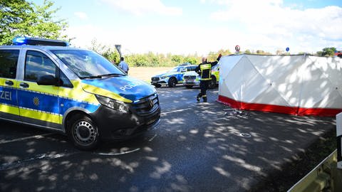 Unfall auf der Ketscher Landstraße in Schwetzingen (Foto: PR-Video )