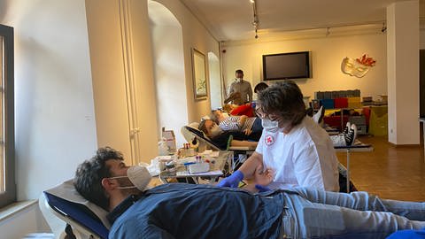  Blutspendeaktion an der Uni Heidelberg (Foto: SWR)