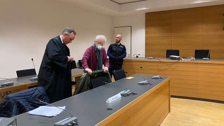Prozessbeginn wegen Mordverdachts in Sinsheim am Heidelberger Landgericht (Foto: SWR)