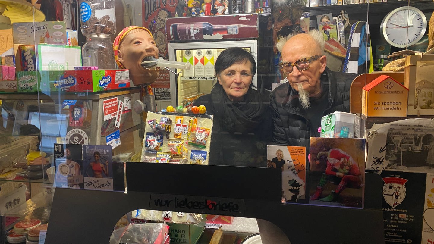 Marion und Jürgen, die Besitzer des Zuckerladens in Heidelberg