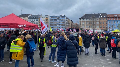 Kita-Streik in Mannheim (Foto: SWR)