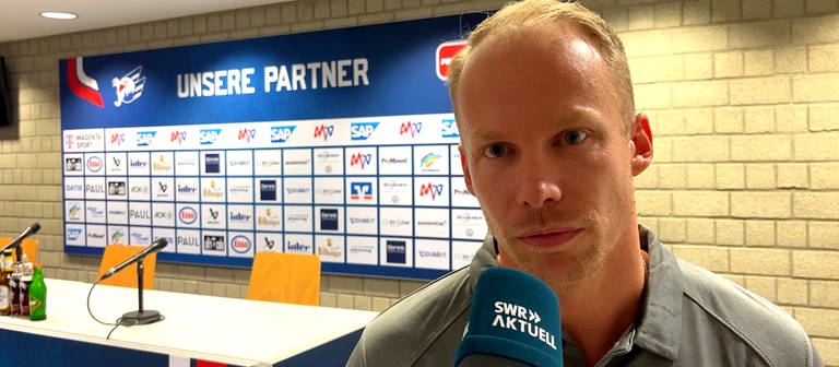 Johan Lundskog, neuer Trainer der Adler Mannheim (Foto: SWR)