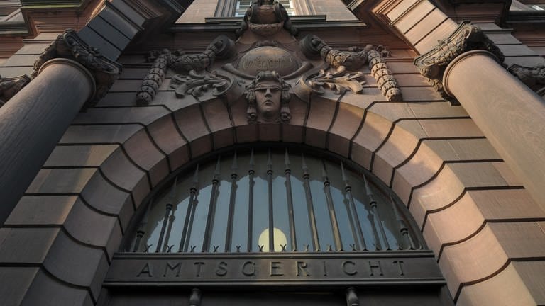 Die Fassade des Amtsgerichts in Mannheim