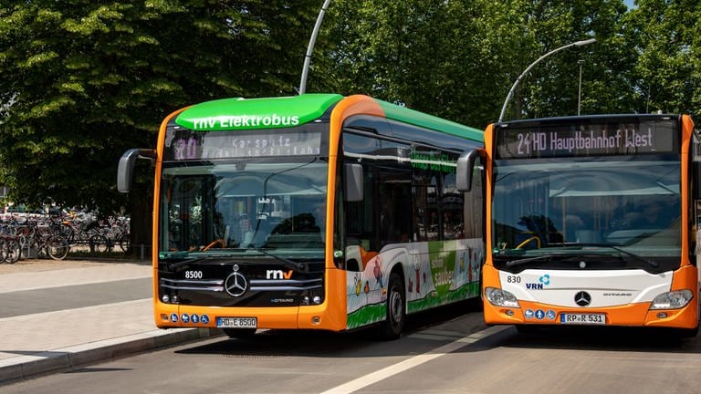 Ein Bus in Heidelberg (Foto: rnv GmbH/Haubner)