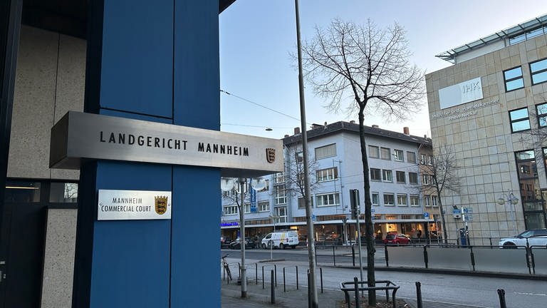 Das Landgericht in Mannheim (Foto: SWR)