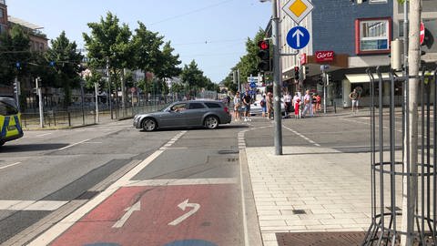 Radweg am Kaiserweg endet abrupt (Foto: SWR)