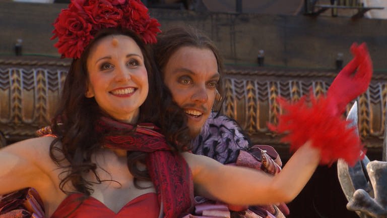 Das Stück "Shakespeare in Love" wird bei den Schlossfestspielen Heidelberg aufgeführt. (Foto: SWR)
