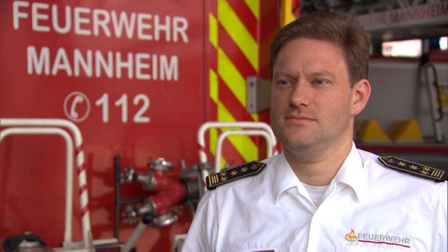 Thomas Näther, Feuerwehr und Katastrophenschutz Mannheim (Foto: SWR)