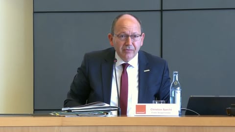 Mannheims Erster Bürgermeister Christian Specht zum Haushaltsplanentwurf 2023 (Foto: Stadt Mannheim)