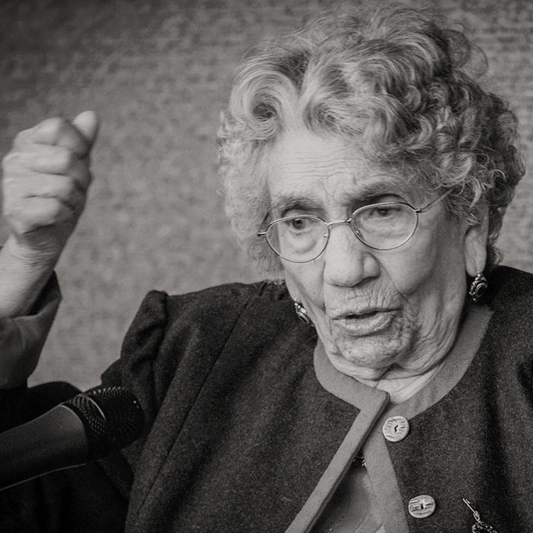 Holocaust-Überlebende Zilli Reichmann (Foto: Pressestelle, Stiftung Denkmal/Mike Schmidt)