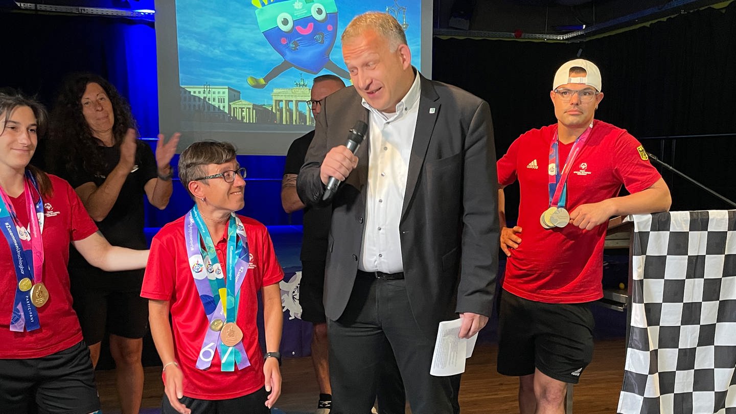 Special Olympics Empfang Mosbach (Foto: SWR)