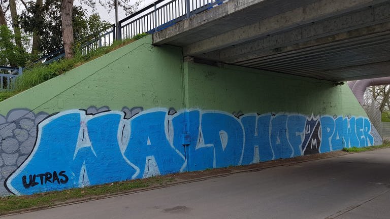 Graffiti beim SV Waldhof Mannheim
