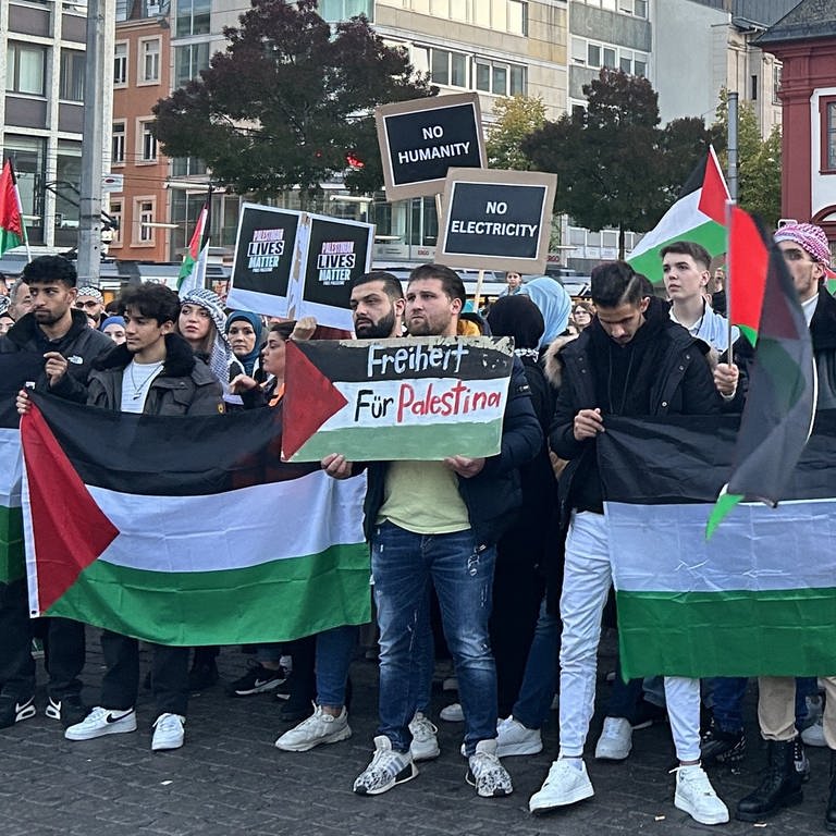 Pro-Palästina-Demo in Mannheim