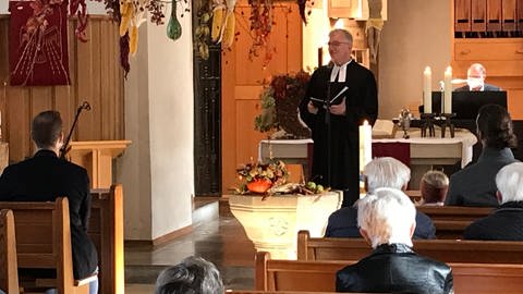 Kirche müsse mehr sein als Nostalgie und Tradition, sagte Pfarrer Kaschler von der evangelische Kirche in Aspach-Großaspach (Foto: SWR)