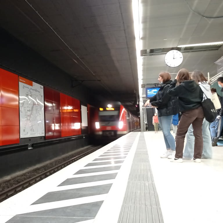 S-Bahnen fahren wieder im neu renovierten Bahnhof (Foto: SWR)
