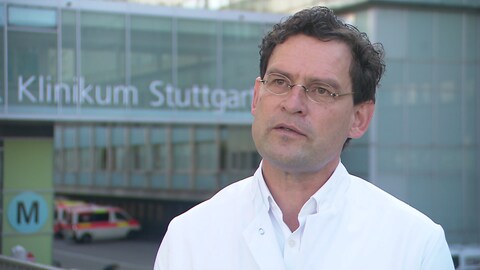 Jan Steffen Jürgensen, medizinischer Leiter des Klinikums Stuttgart hält nichts von einer Impfpflicht für Krankenhauspersonal. (Foto: SWR, Werner Trefz)