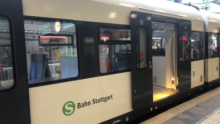 Eine S-Bahn in Stuttgart. Am Montagvormittag kam es zu Zugausfällen und Verspätungen. (Foto: SWR, Philipp Pfäfflin)