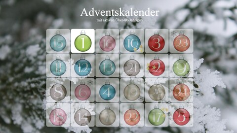 Digitaler-Ü80-Adventskalender (Screenshot) (Foto: SWR, Screenshot: Internetseite Kirchheim unter Teck)